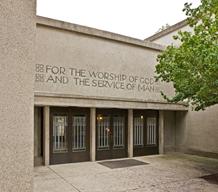 Entrance to Unity Temple